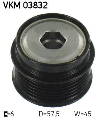 Polia do alternador SKF ref. VKM 03832